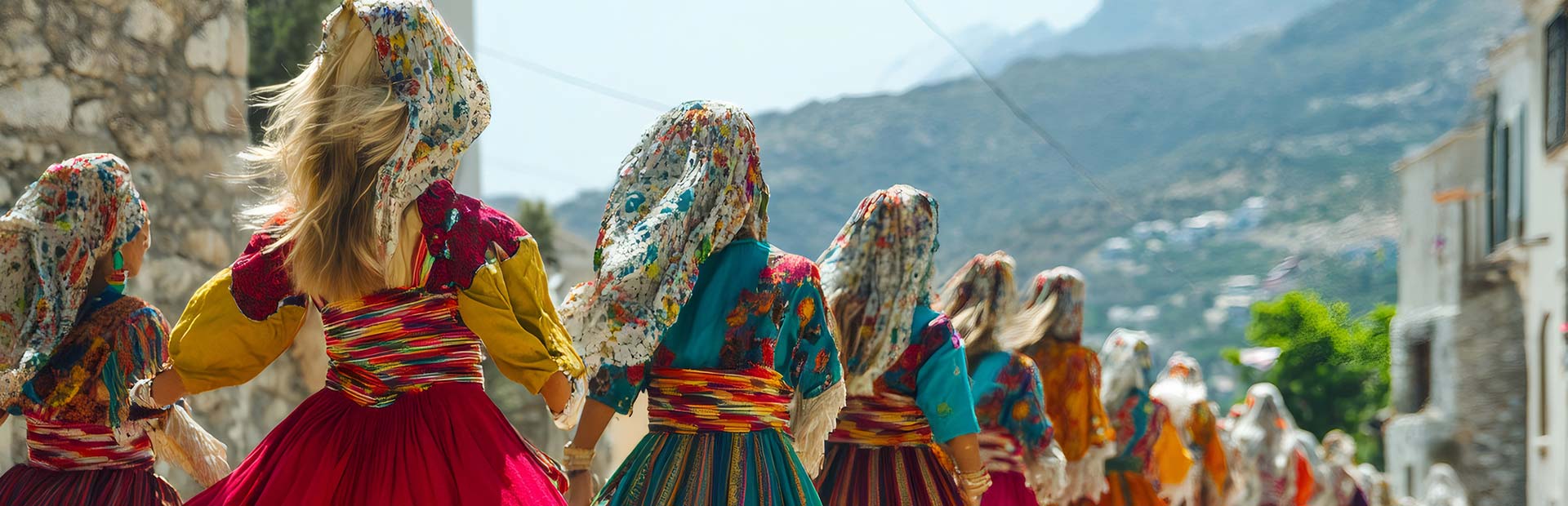 Event in Greek Mountain Village